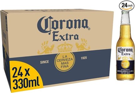 Corona Extra Lager Beer Bottle, 24 x 330 ml