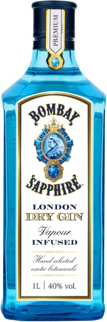 Bombay Sapphire London Dry Gin, 1L Bottle