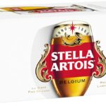 Stella Artois Premium Lager Beer Cans, 18 x 440ml
